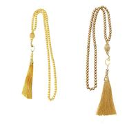 AWJUWHBJ 99 cuentas de perlas de color, pulseras de rosario de Mahoma, cuentas redondas de oración de 6 mm para mujeres y hombres, cuentas de oración para rosario para cuerda, talla única, como se