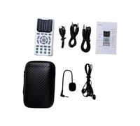 AWJUWHBJ Dispositivo cambiador de voz, micrófono de mano, máquina de efectos de sonido con iluminación de 16 efectos, karaoke, tarjeta de transmisión en vivo para juegos de PC