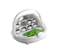 AWJUWHBJ Jaula transparente para hábitat de gusanos de seda con diseño transpirable y cámara extraíble para una fácil observación y una mejor cría de gusanos de seda