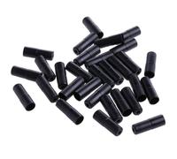 AWJUWHBJ Juego de 100 piezas de cambio de desviador de bicicleta de 4 mm/5 mm, color negro y carcasa de cable de freno, tapa de extremo de cable de freno
