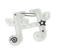 AWJUWHBJ Llavero multifuncional de acrílico con notas musicales, accesorio para mochila, mosquetón, decoración para bolsas o llaves, mochila de estudiante