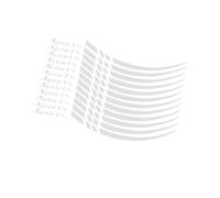 AWJUWHBJ Pegatinas reflectantes para llantas de bicicleta de carretera, calcomanías reflectantes para el cuerpo de las bicicletas, accesorios duraderos