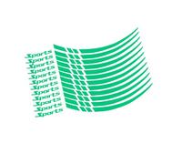 AWJUWHBJ Pegatinas reflectantes para llantas de bicicleta de carretera, calcomanías reflectantes para el cuerpo de las bicicletas, accesorios duraderos