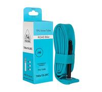 AWJUWHBJ Tubo interior ligero para bicicleta de carretera, 700 x 18 pulgadas, 28C, diseño de válvula francesa, durabilidad mejorada para bicicletas de carreras y ciclismo, tubo de neumático