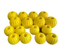 Awkvuty Paquete de 16 pelotas para perros, bola de juguete de espuma EVA para perros masticadores agresivos, duraderas, de alta elasticidad, pelota interactiva para entrenamiento, flota en el agua (8