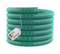 AWM Manguera de aspiración verde, 35 mm, manguera en espiral, manguera de alimentación, manguera de presión, manguera de bomba (30 metros)