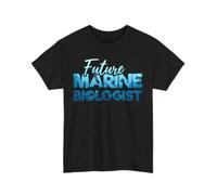 AWMZGMZ00 Biology Future Marine Biologist Science Lovers Teachers Students Shirt Black L