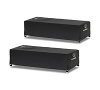 Awnic 2 piezas de cubierta impermeable para tumbona de jardín, funda protectora para tumbona de invierno, 190 x 65 x 30 cm