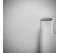 Awnic Adhesiva, película de Muebles, Papel de Aluminio, lámina, Vinilo, Blanco Mate, 500x60cm
