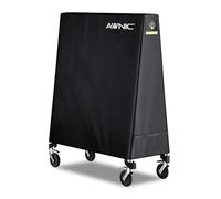 AWNIC Funda Mesa Ping Pong Exterior Impermeable Resistente al Polvo Anti-UV Protección Oxford Alemania Poliéster UV Resistente 165x70x170cm