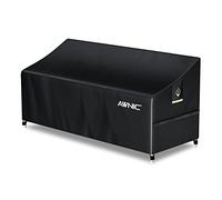 AWNIC Funda para Banco de Jardín con Salidas de Aire Funda Sofá Exterior Impermeable 3 Plazas Resistente al Desgarro 420D Poliéster 175x85x65/90cm