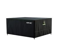 AWNIC Funda para Mesa Exterior Impermeable, Resistente a los Rayos UV y a los Desgarros Funda Protectora Muebles Jardin, AlicanTex Tecnología Resistente a la Intemperie Funda Mesa Jardin 210x120x71cm