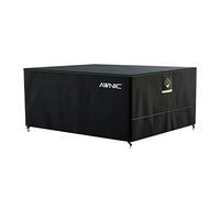 AWNIC Funda para Mesa Exterior Impermeable, Resistente a los Rayos UV y a los Desgarros Funda Protectora Muebles Jardin, AlicanTex Tecnología Resistente a la Intemperie Funda Mesa Jardin 150x120x71cm