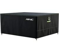 AWNIC Funda para Mesa Exterior Impermeable, Resistente a los Rayos UV y a los Desgarros Funda Protectora Muebles Jardin, AlicanTex Tecnología Resistente a la Intemperie Funda Mesa Jardin 160x160x71cm