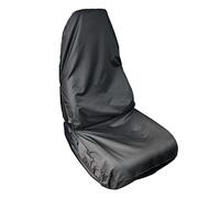 AWNIC Fundas Asientos Coche Universales Impermeable, 420D Tejido técnico AlicanTex Funda Asiento Coche, Negro Frente Fundas de Coches para Asientos