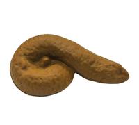 AwnsIMfreien Caca, Caca Realista en Forma de 6, de Perro de plástico Artificial, Accesorio repugnante para Broma, Truco, Día de los Inocentes