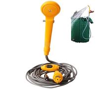 AwnsIMfreien Ducha de Camping, Ducha portátil 12 V Camping al Aire Libre automóvil Bombas de pulverización de Agua Kit de Boquilla, portátil para