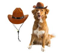 AWOCAN Sombrero de Vaquero para Mascotas, Gorra de Cosplay, Cachorro, Mascota, Perro, Gato, Disfraz de Vacaciones, decoración de Fiesta de Mascotas