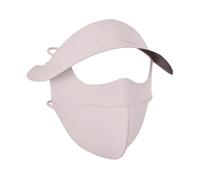 AWOCAN Sombreros para el sol, cubierta de cara completa, protector solar, velo facial, protección UV, bufanda facial, bandanas de tela con trabillas para las orejas, ala ancha, transpirable, protector