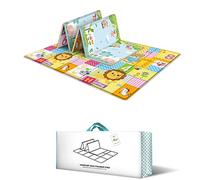 Awoeorsty Alfombra Bebe Acolchada Plegable para Juegos, Colchoneta de Juegos, Grande Alfombra Niños, Alfombra de Juegos de XPE, 180 x 150 x 1cm, OA126