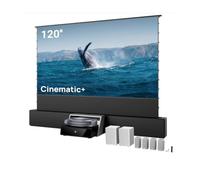 AWOL Aetherion MAX Proyector de Ultra Corta Distancia + Pantalla de Suelo ALR Motorizada de 120" + Soporte Universal para Proyectores UST de 120" + ThunderBeat - Sistema de Sonido 4.2.2