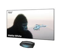 AWOL VISION Aetherion Pro + Pantalla de proyección Fester de 150'' Pulgadas - 4K UHD HDR10+, Dolby Vision y Atmos, proyector de Ultra Corta Distancia con láser RGB Triple para Cine en casa y Gaming
