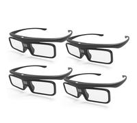 AWOL Vision DLP Gafas 3D Gafas Recargables con Obturador Activo compatibles con AWOL Vision LTV-2500, LTV-3500, Vanish TV y Otros proyectores 3D DLP-Link (2 Paquetes) (4)