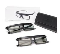 AWOL VISION DLP Gafas 3D Gafas Recargables con Obturador Activo compatibles LTV-2500, LTV-3500, Vanish TV y Otros proyectores 3D DLP-Link (2 Paquetes) (2)