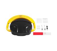 awolsrgiop Barrera de aparcamiento plegable, con mandos a distancia, poste plegable de 180°, bolardo y alarma, bloqueo de aparcamiento eléctrico, a prueba de robos, para aparcamientos privados, color