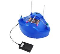 awolsrgiop Bomba de globo eléctrica de 1200 W con boquilla doble, inflador con ajuste de tiempo y pedal de pie, bomba de globo de 220-240 V para fiestas, bodas, fiestas de cumpleaños