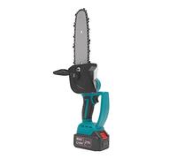 awolsrgiop Minisierra de cadena con batería, 2 unidades de 21 V y 4,0 Ah, depósito de combustible de 40 L, con lubricador automático, motor eléctrico sin escobillas, recargable y funciona con pilas de