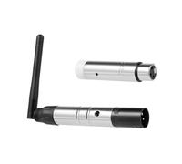 awolsrgiop Sistema inalámbrico DMX512, 1 transmisor y 7 receptores, alcance de 2,4 GHz, alcance de 400 m, 7 canales de identificación, transmisión en tiempo real para iluminación LED Stage, Moving