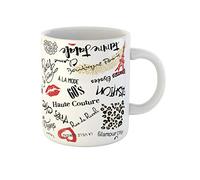 Awowee Taza de café con diseño de chica París y glamour, diseño de mujer elegante, 325 ml, taza de té de cerámica, el mejor regalo o recuerdo para familiares, amigos y compañeros de trabajo