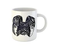 Awowee Taza de café de cerámica con texto en inglés "Portriat of Girl Turning Into Boy Head" Full Slime de 325 ml, el mejor regalo o recuerdo para familiares, amigos y compañeros de trabajo