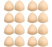 Awpeye 8 pares de almohadillas para brasier, insertos de copas de brasier, insertos extraíbles para realzadores de pecho para mujer (beige), 8 pares, beige, A-Cup/B-Cup