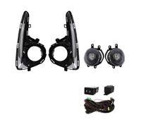 Awqmx Faros Antiniebla Delanteros Para Toyota Para Vitz Para Yaris 2018 Lámpara Antiniebla LED DRL Con Cubiertas De Cables De Interruptor 12V(LED Head Lamp)