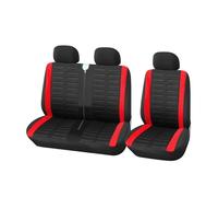 Awqmx Funda Asiento Coche Funda Asiento Universal Coche Y Camión Dividida En 2+1 Disponible En Cuatro Colores Master para VW para Vauxhall Y Otros Molos.(Red)