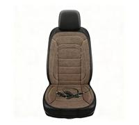 Awqmx Funda Asiento Coche Funda Universal para Asiento Coche con Calefacción Invierno para Asientos Individuales O Dobles: Forro Polar Calentamiento Rápido(Right-Coffee Color)