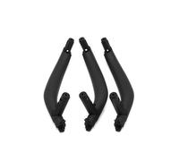 Awqmx Manijas Interiores Coche Reemplazo 3 Piezas Puerta Panel Embellecedor Para BMW Para X5 Para X6 F15 F16 Años 2014 A 2018 Manijas Interiores Puertas Coche(Negro,LHD)