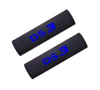 AWRDFCGB 2 Piezas Almohadillas Cinturón Seguridad Coche, para Citroen DS3 Cuero Antideslizante Transpirable CojíN de Protección Hombros Accesorios Interiores,C/Blue