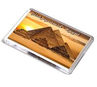 AWS Imán de pirámides Egipto de PVC rígido El Cairo Fridge de plástico duro con imagen fotográfica panorámica de Giza Pirámide de Cheope
