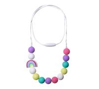 AWSOLAR Arcoiris Mordedor Autismo, Silicone Mordedor para Niños con Autismo, TDAH