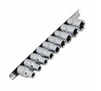 Awtools juego de casquillos torx e10-e24 de 9 piezas.