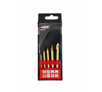 Awtools juego de taladro de vidrio y cerÁmica 4-10 mm 5 uds.
