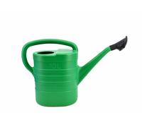 Awtools regadera plástica verde, capacidad 10l, diseño ergonómico,