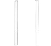Awwertse 2 Piezas de Clips de MúSica, Soporte de Libro de MúSica, Soporte de PáGina, AcríLico Transparente, Soporte de Libro de Piano, Clips de Viento, Soporte de MúSica