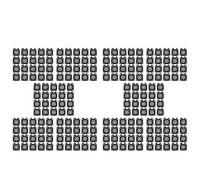 Awwertse 200 Piezas 2500 3800 4500 5200 5800 Piezas de Reparación de Carburador de Motosierra Juntas de Diafragma de Medición