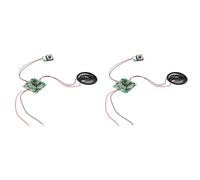 Awwertse 2X Micro-USB 8M Sonido Voz Audio Música Grabadora Grabable Tablero Chip Módulo de Música Programable Tarjeta de Felicitación Herramientas de Bricolaje