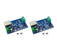 Awwertse 2X Módulo RS485 A Ethernet Transmisión Serial RS485 A Ethernet Módulo de Comunicación Portátil Versátil y Conveniente