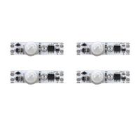 Awwertse 4X Módulo de Interruptor de Sensor de Movimiento PIR de 5-24 V CC y 12 V, Módulo de Interruptor de Controlador de Detector de Movimiento Humano